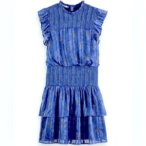 Scotch & Soda Smocked Printed Mini